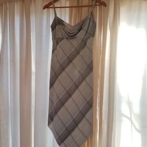 Vintage Criss Cross Shimmer Dress